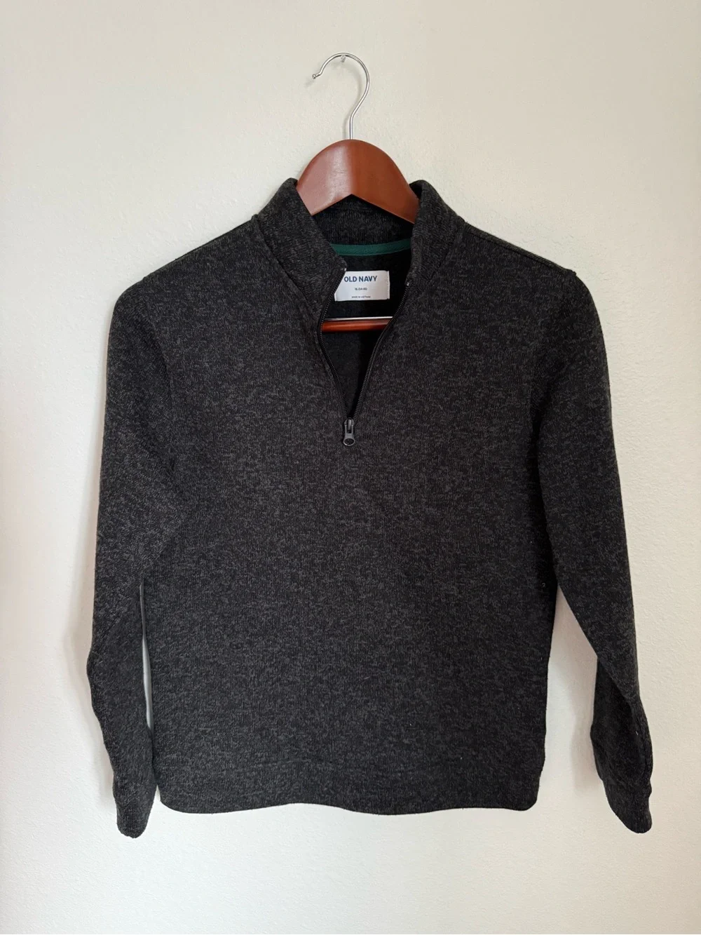Old Navy Kids Charcoal Half-Zip Sweater